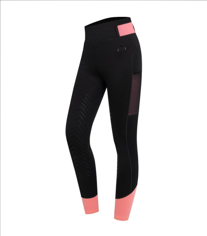 Tights Elt Noemi Riding Leggings Black & Flamingo Ladies [:10/38]