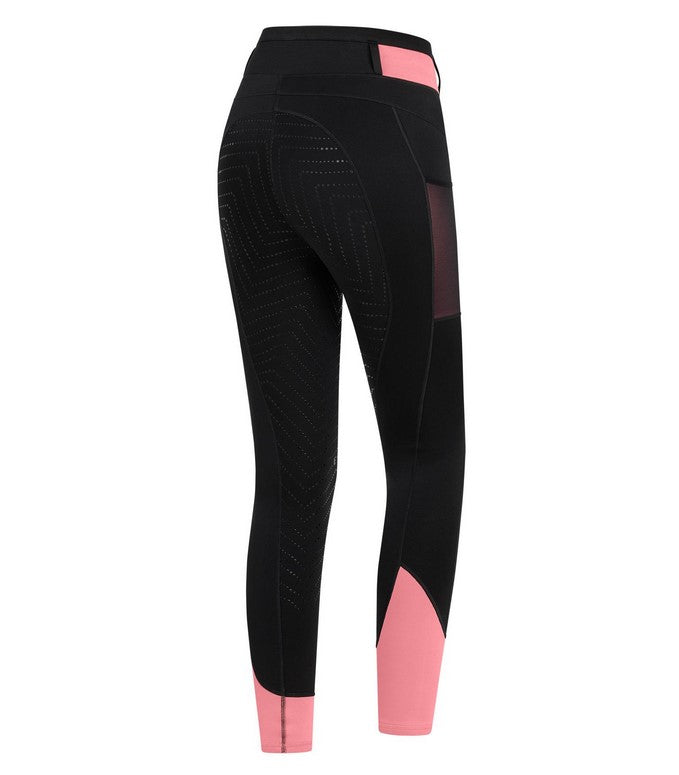 Tights Elt Noemi Riding Leggings Black & Flamingo Ladies [:10/38]