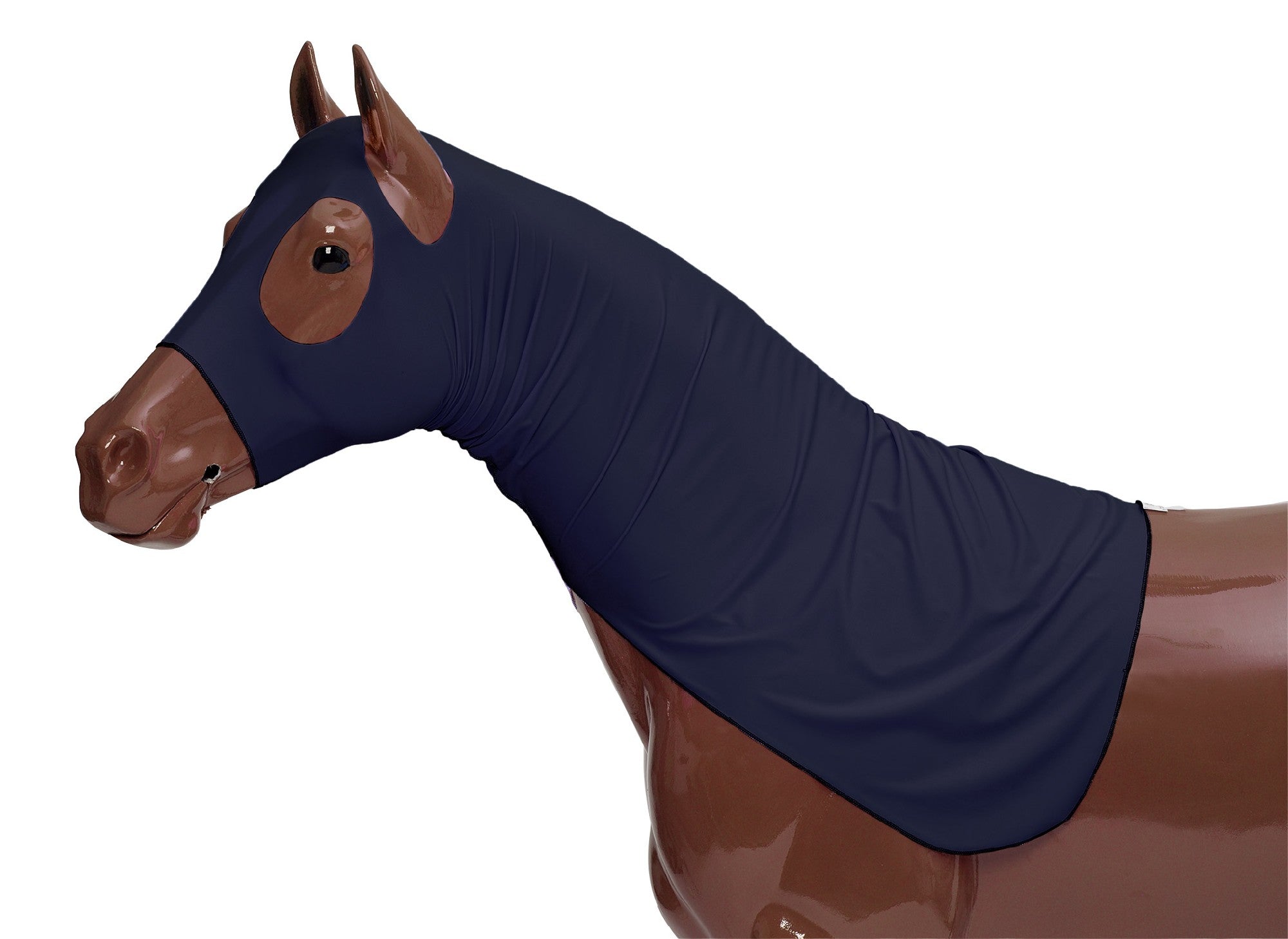 Skinny Hood Lycra Navy [:pony]
