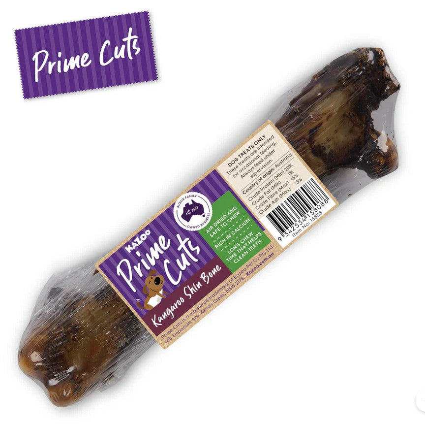 Kazoo Treat Dog Prime Cuts Kangaroo Shin Bone 1piece