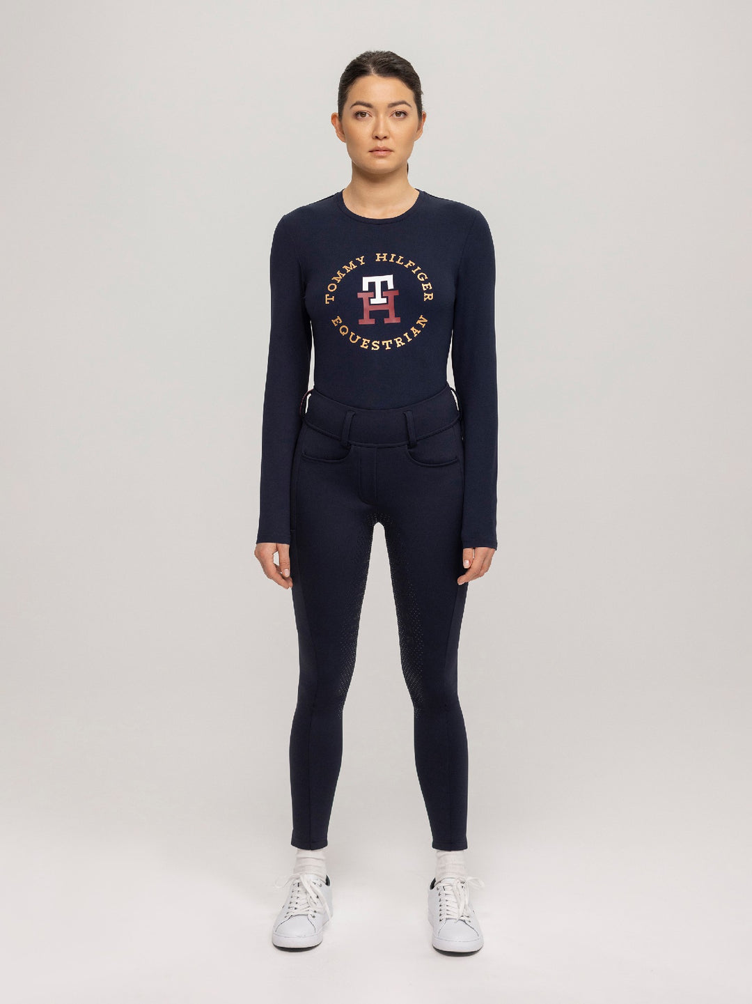 Tee Shirt Tommy Hilfiger Ohio Graphic Long Sleeve Desert Sky Ladies [:small]