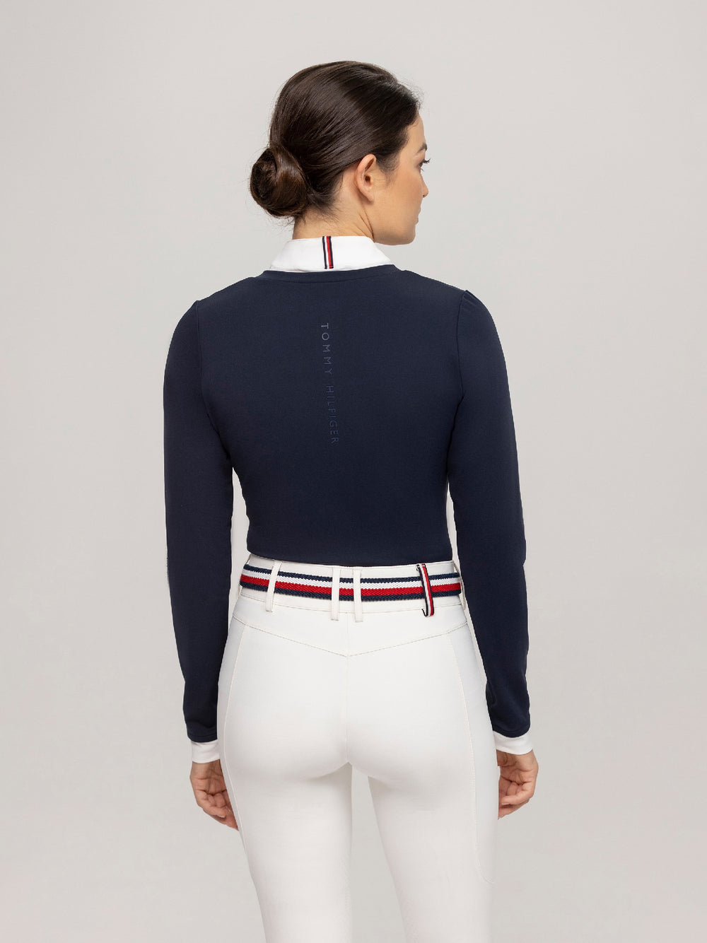 Shirt Show Tommy Hilfiger Montana Ls Desert Sky & White Ladies [:medium]