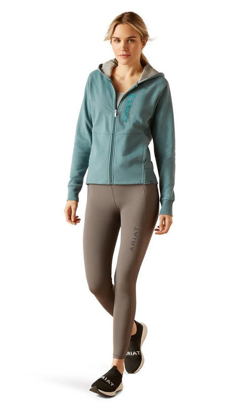 Hoodie Ariat Team Logo S24 Glacier Lake Ladies [:xs]