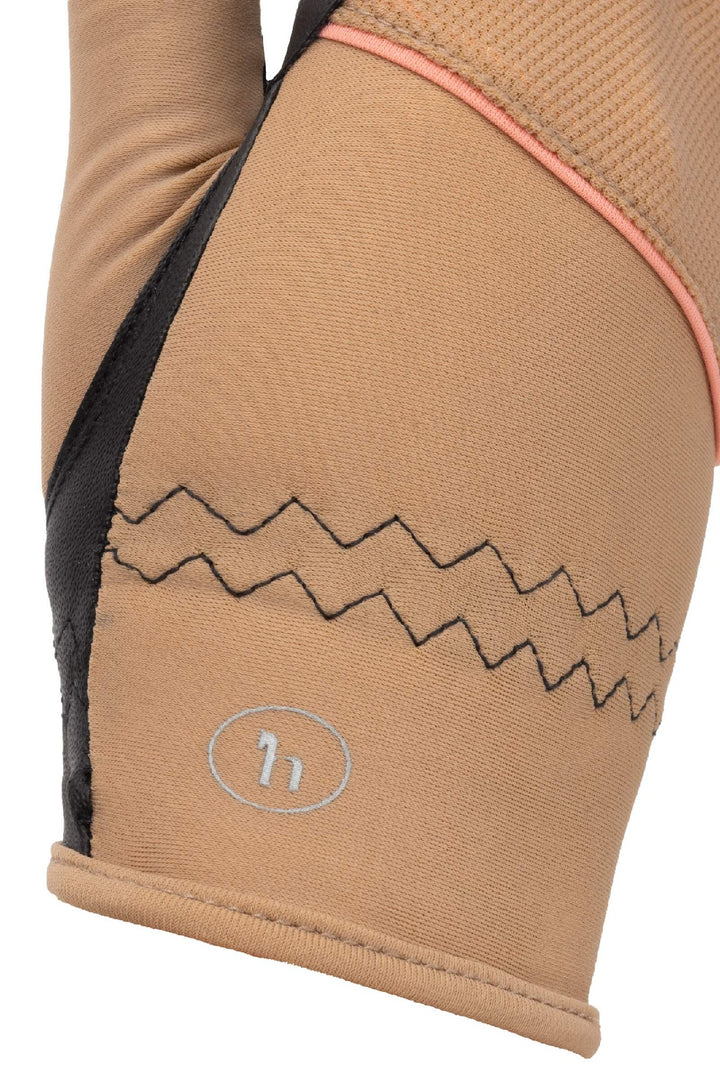 Gloves Horze Sade Summer S24 Warm Taupe Junior [:4]