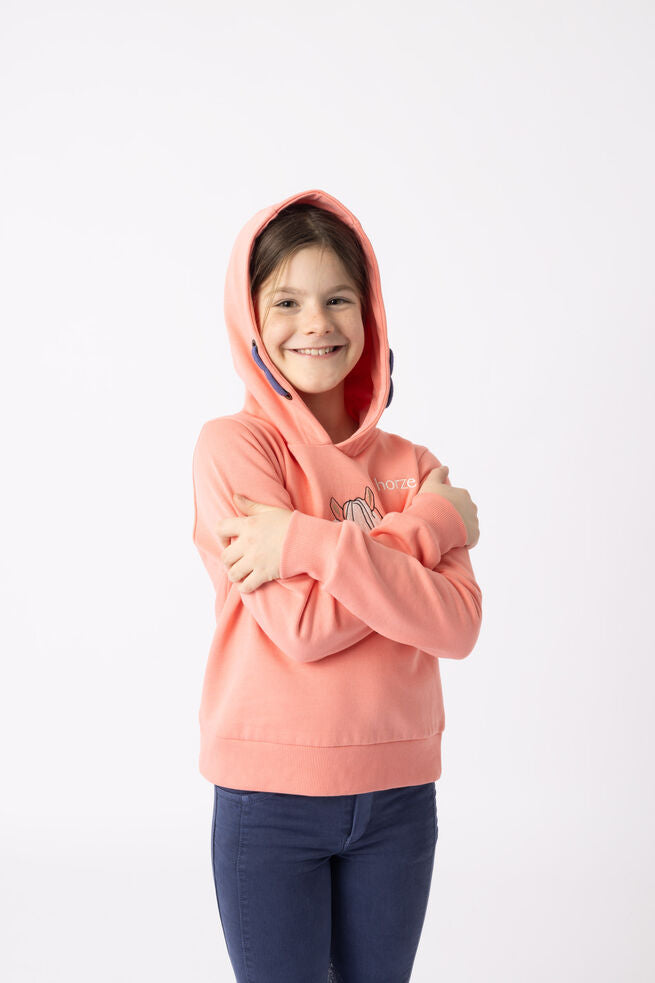 Hoodie Horze Selma S24 Peaches & Cream Junior [:6]
