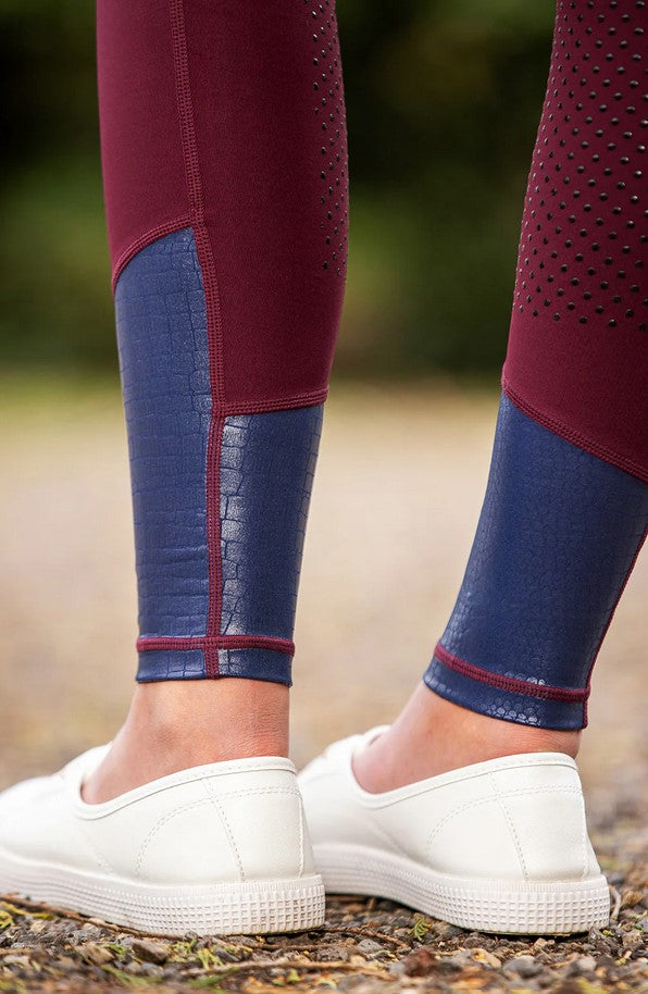 Tights Bare Equestrian Performance Riding Ruby Croc [:small]