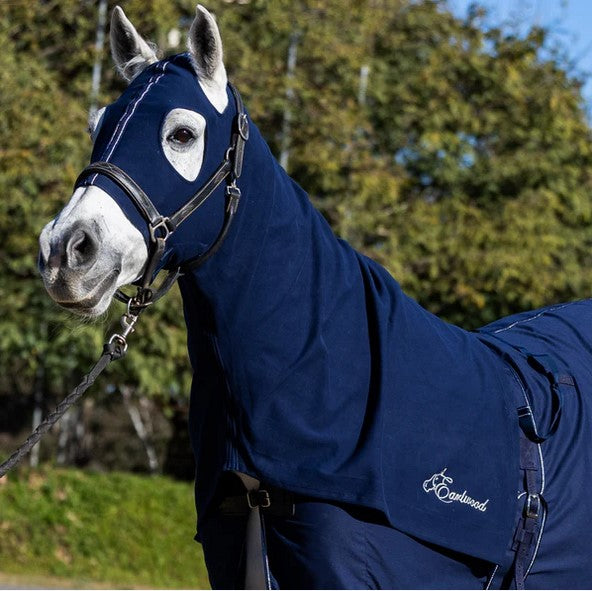 Cotton Hood Earlwood With Zip Navy & Silver [:cob]