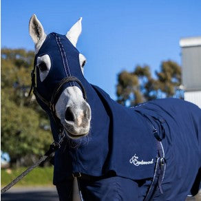 Cotton Hood Earlwood With Zip Navy & Silver [:cob]