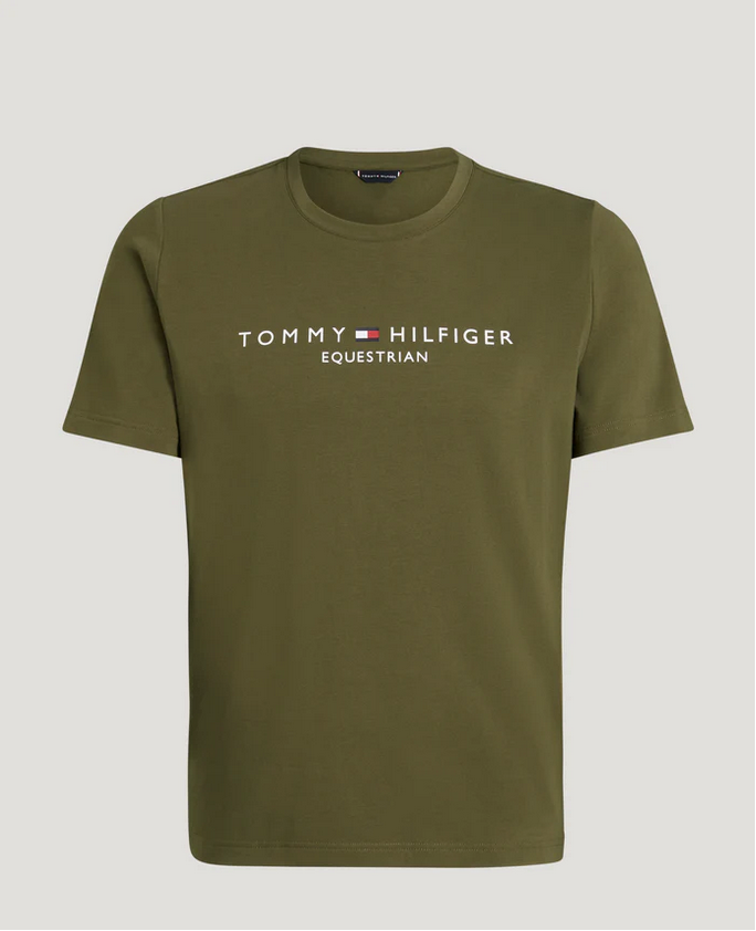 Tee Shirt Tommy Hilfiger Williamsburg Graphic Short Sleeve  Utility Olive Mens [:medium]