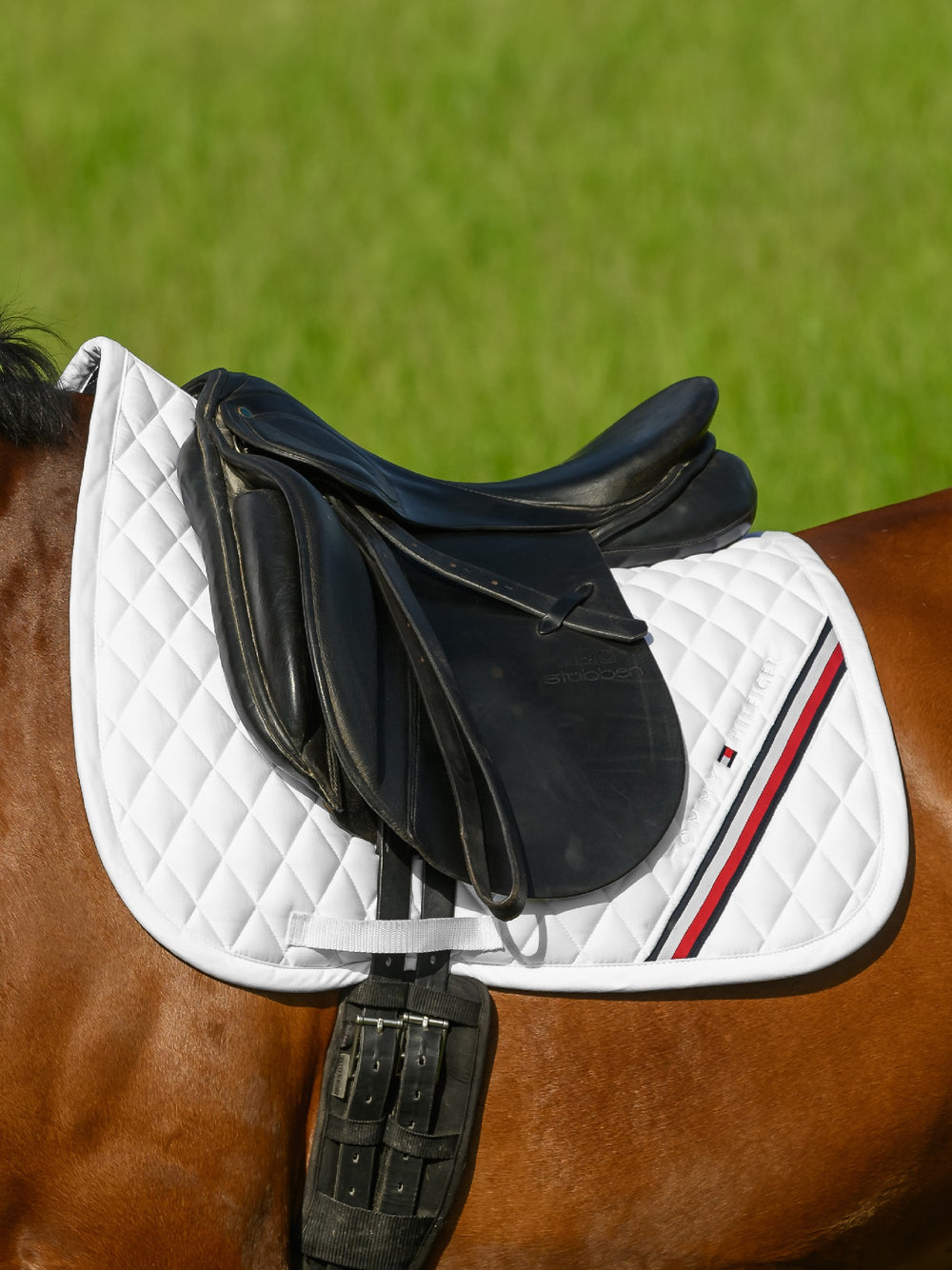 Saddlecloth Dressage Tommy Hilfiger Stanford Optic White Full