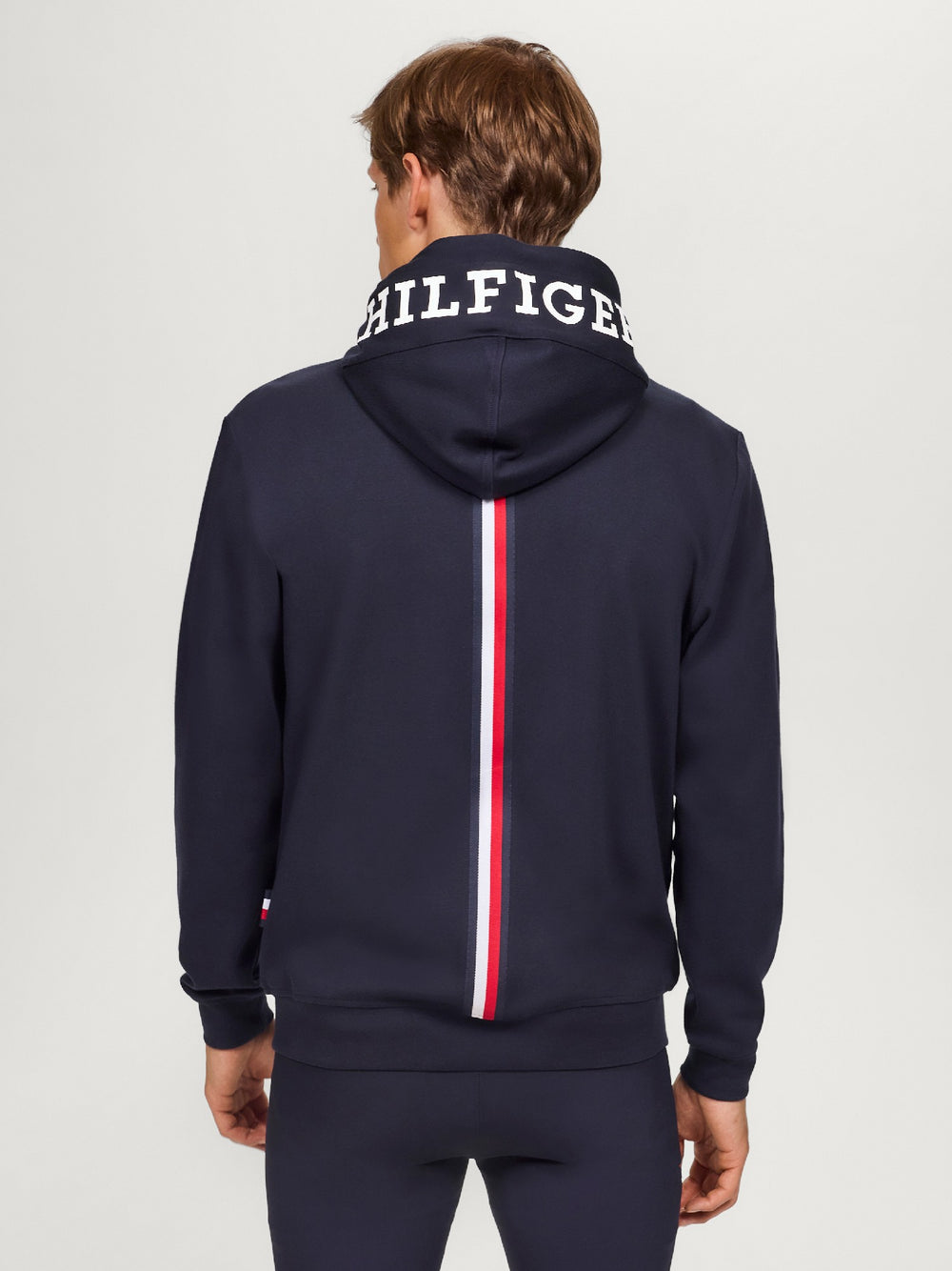 Hoodie Tommy Hilfiger Glenn Zip Up Desert Sky Mens [:medium]