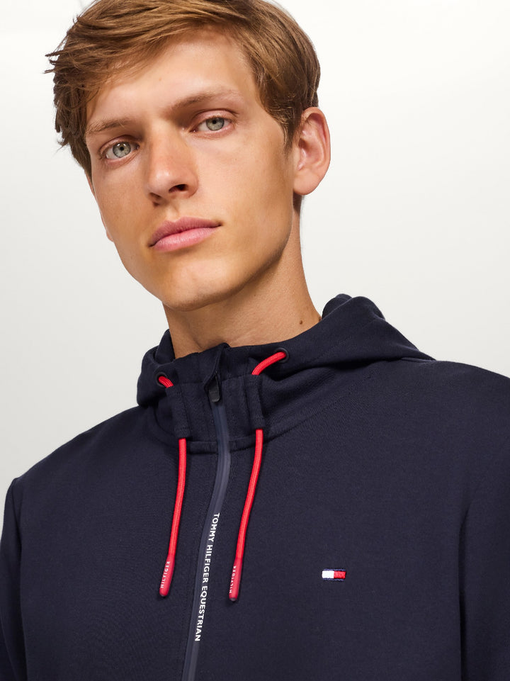 Hoodie Tommy Hilfiger Glenn Zip Up Desert Sky Mens [:medium]