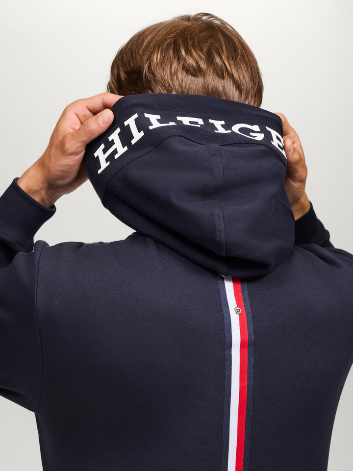 Hoodie Tommy Hilfiger Glenn Zip Up Desert Sky Mens [:medium]