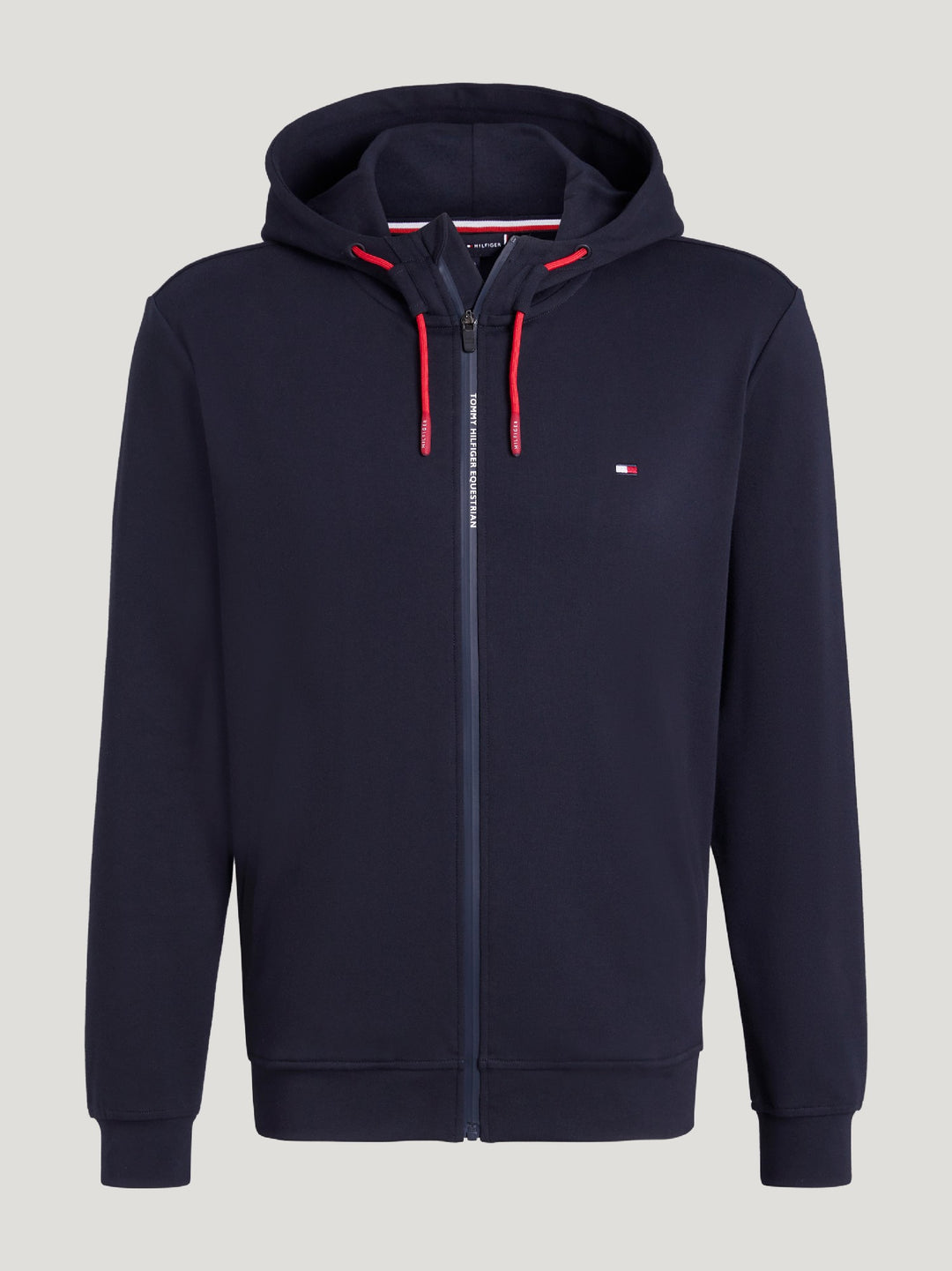 Hooded Tommy Hilfiger Sweatjacke Blau Kapuze Hilfiger Sweatjacke