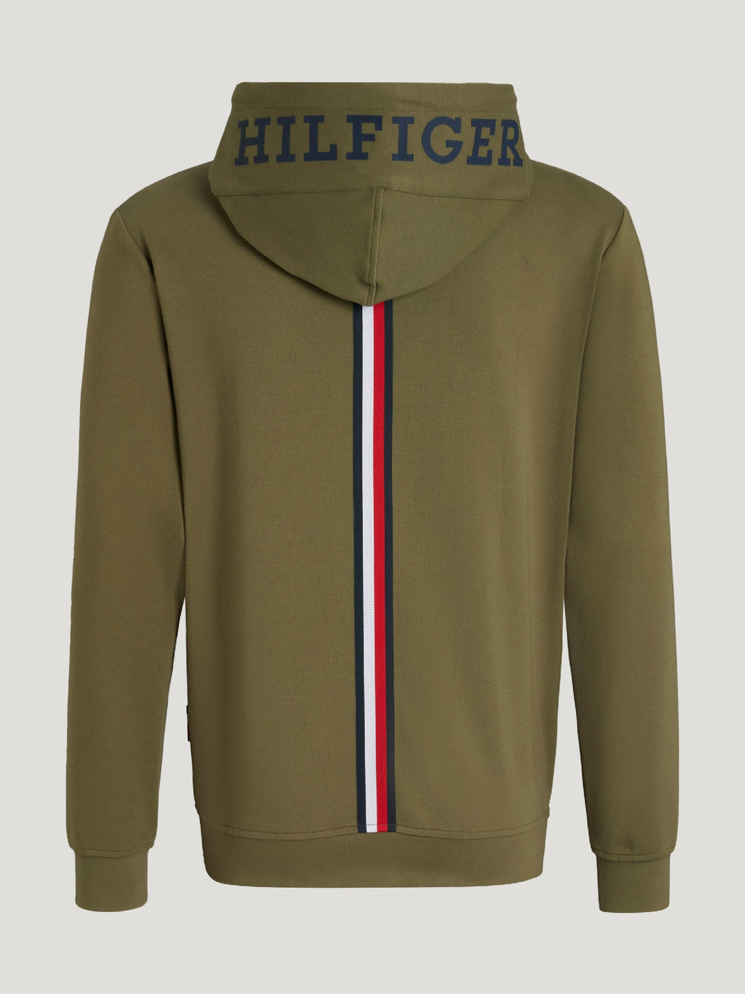Hoodie Tommy Hilfiger Glenn Zip Up Utility Olive Mens [:medium]