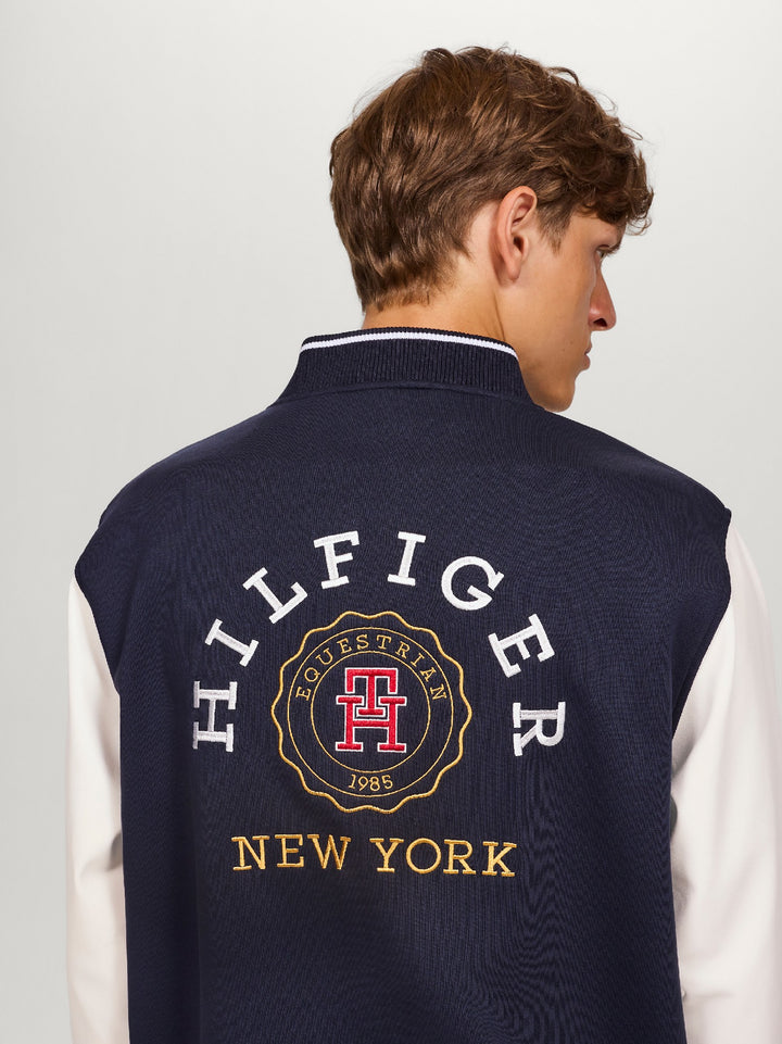 Jacket Tommy Hilfiger Thompson Varsity  Desert Sky Mens [:medium]