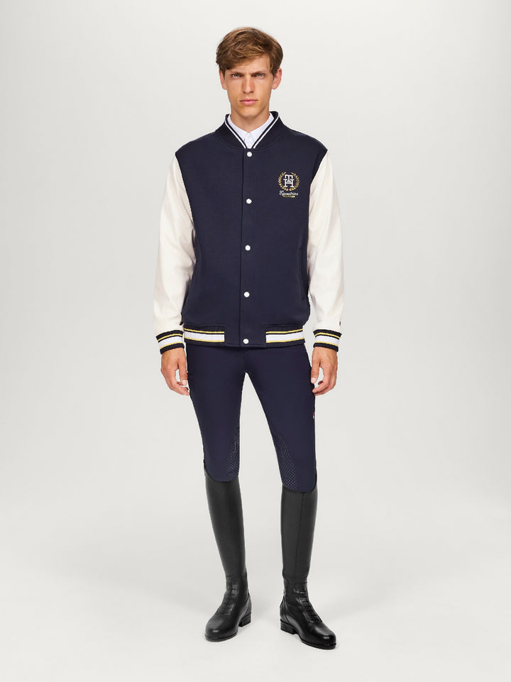 Jacket Tommy Hilfiger Thompson Varsity  Desert Sky Mens [:medium]