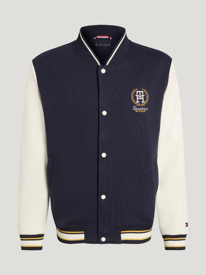Jacket Tommy Hilfiger Thompson Varsity  Desert Sky Mens [:medium]
