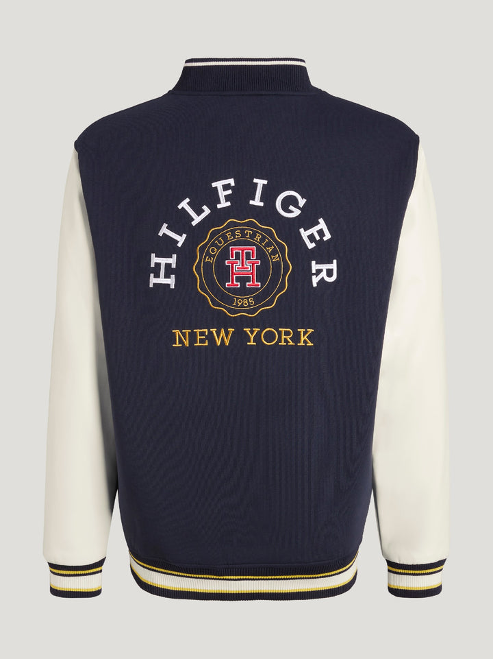 Jacket Tommy Hilfiger Thompson Varsity  Desert Sky Mens [:medium]
