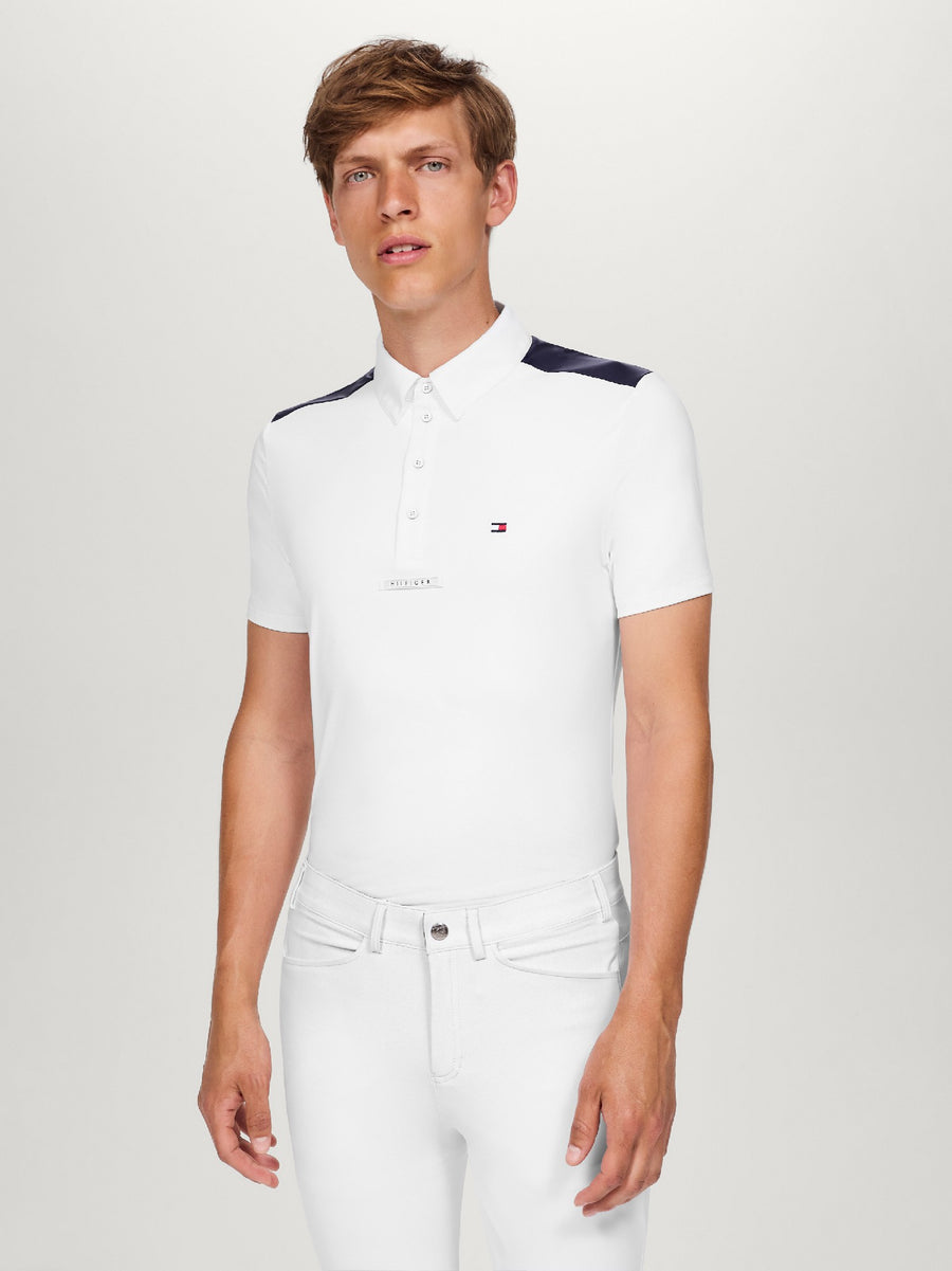 Shirt Show Tommy Hilfiger Hamilton Ss Optic White Mens [:medium]