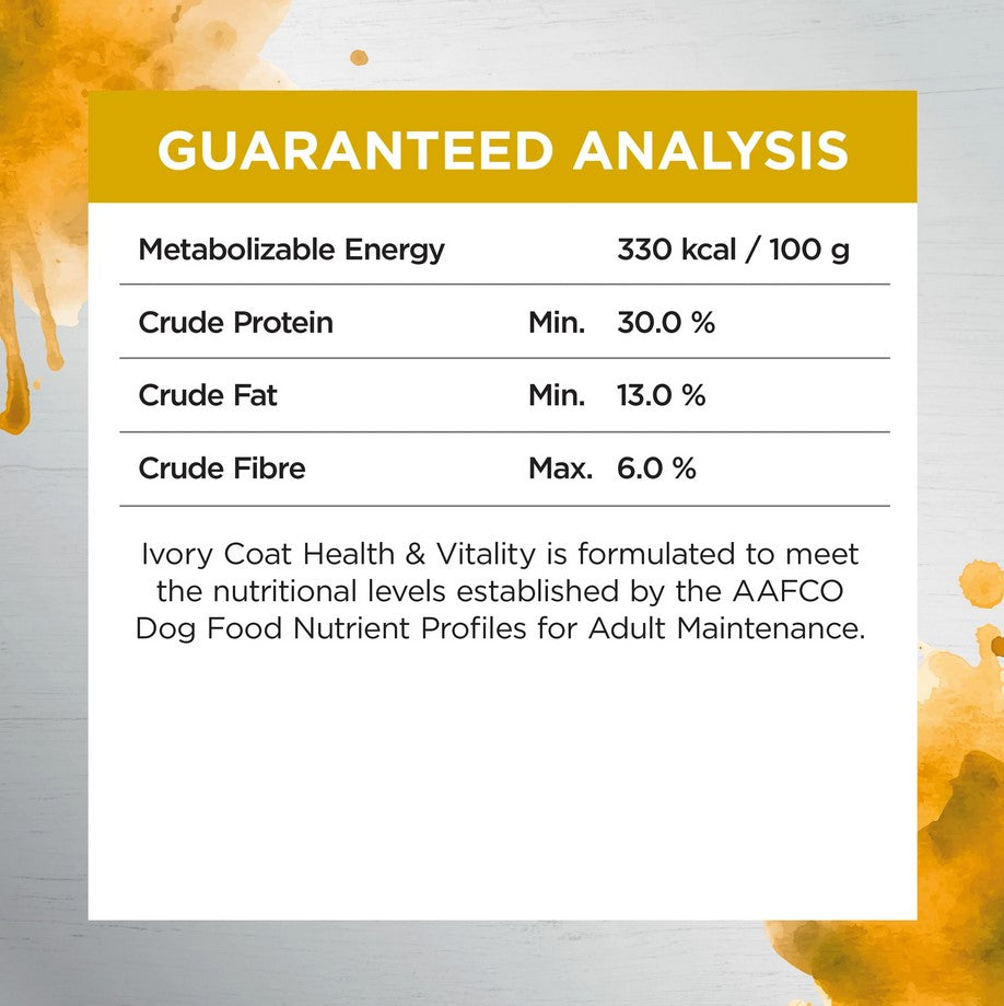 Ivory Coat Raw Health Dog Adult Health & Vitality 10kg