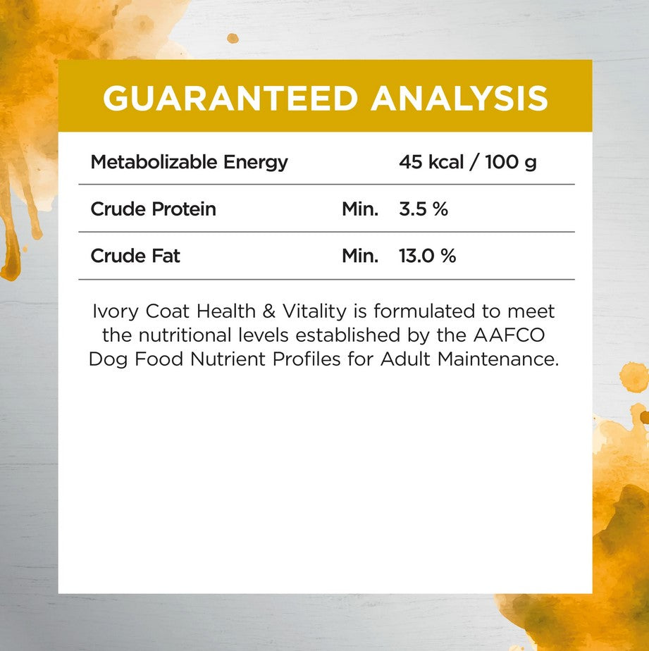 Ivory Coat Raw Inspired Wet Dog Adult Health & Vitality 100gm Box Of 9