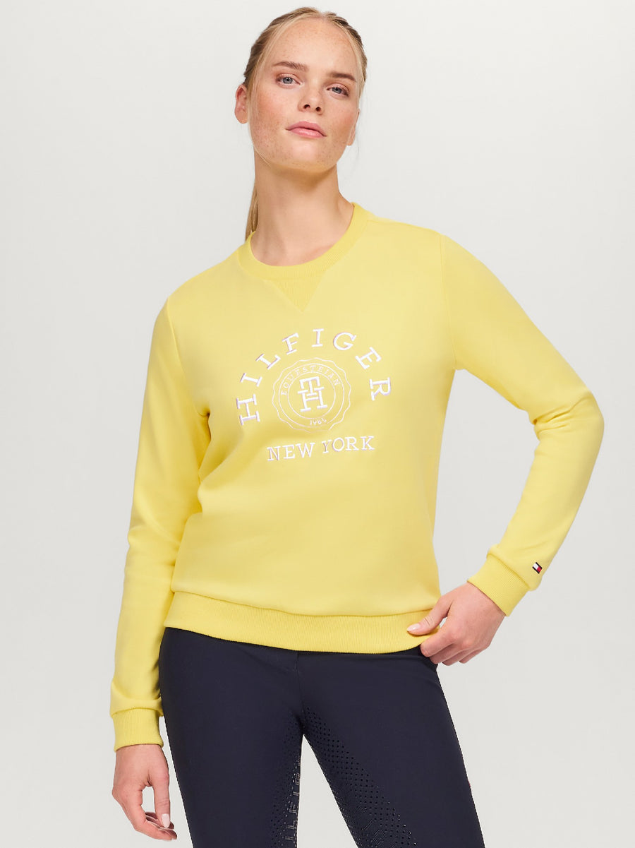 Sweatshirt Tommy Hilfiger Evans Graphic Citronella Ladies [:small]