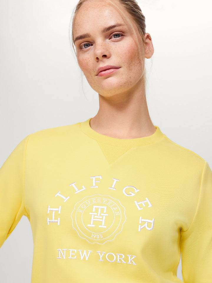 Sweatshirt Tommy Hilfiger Evans Graphic Citronella Ladies [:small]