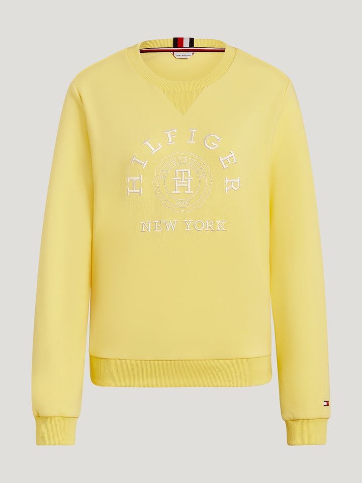 Sweatshirt Tommy Hilfiger Evans Graphic Citronella Ladies [:small]