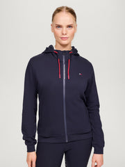 Hoodie Tommy Hilfiger Kingston Zip Up Desert Sky Ladies [:small]