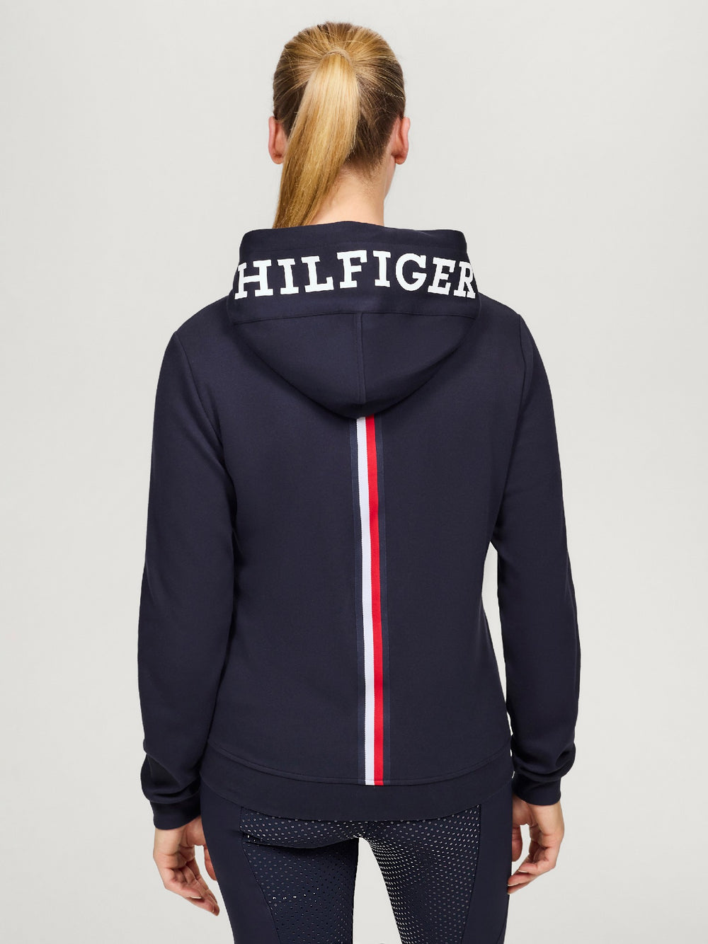 Hoodie Tommy Hilfiger Kingston Zip Up Desert Sky Ladies [:small]