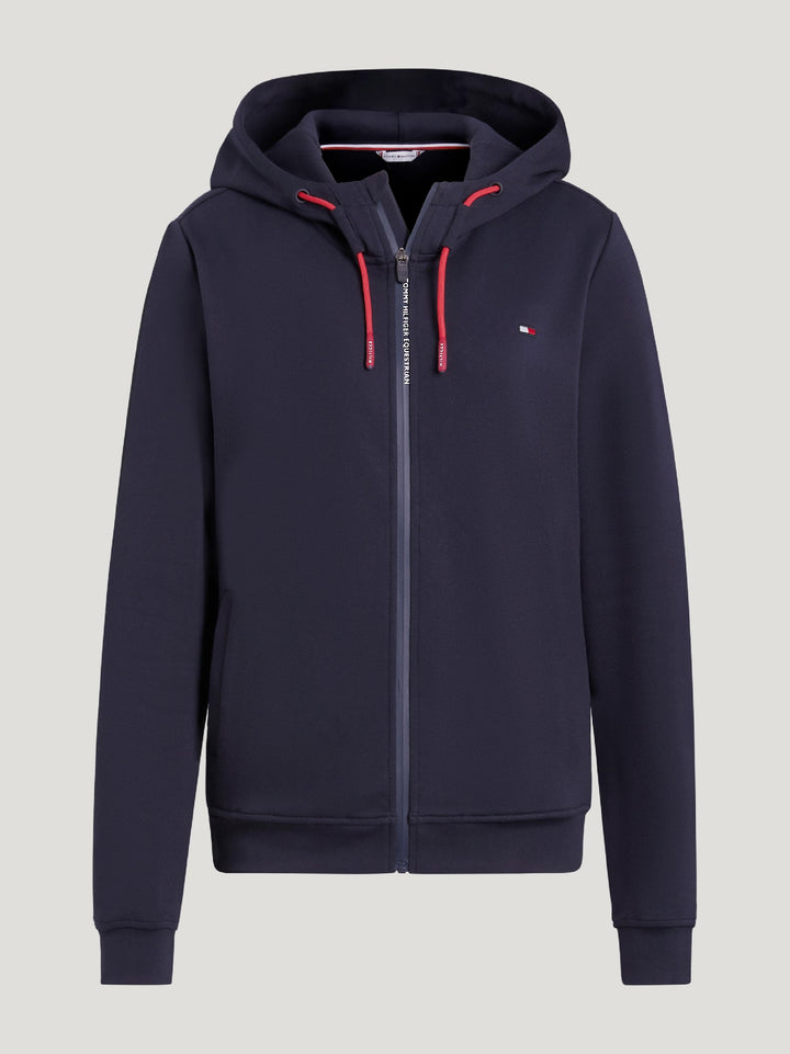 Hoodie Tommy Hilfiger Kingston Zip Up Desert Sky Ladies [:small]