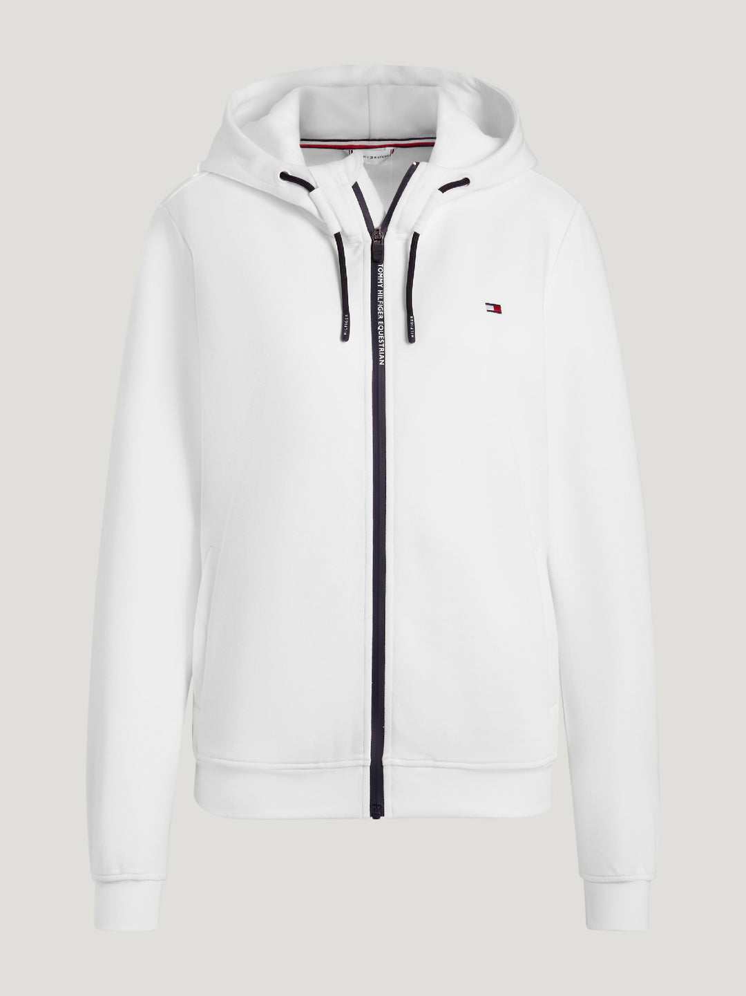 Hoodie Tommy Hilfiger Kingston Zip Up Ecru Ladies [:small]