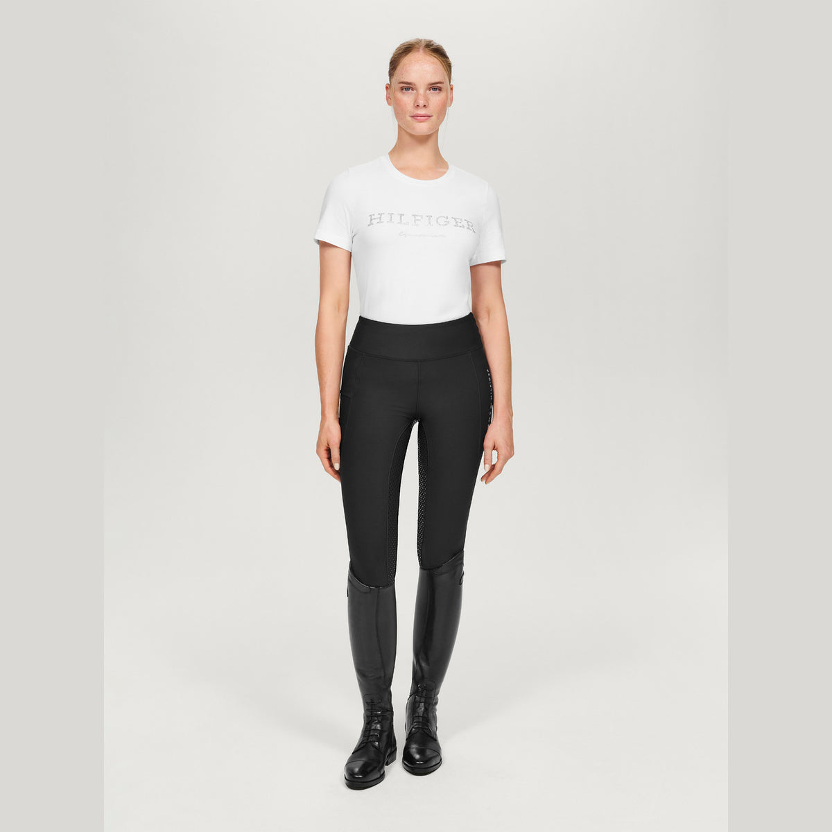 Tights Tommy Hilfiger Devon Full Grip Black Ladies [:small]