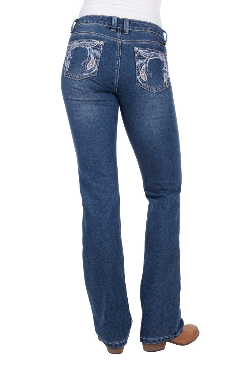 Jeans Pure Western Elora Bootcut Twilight Ladies [:8]
