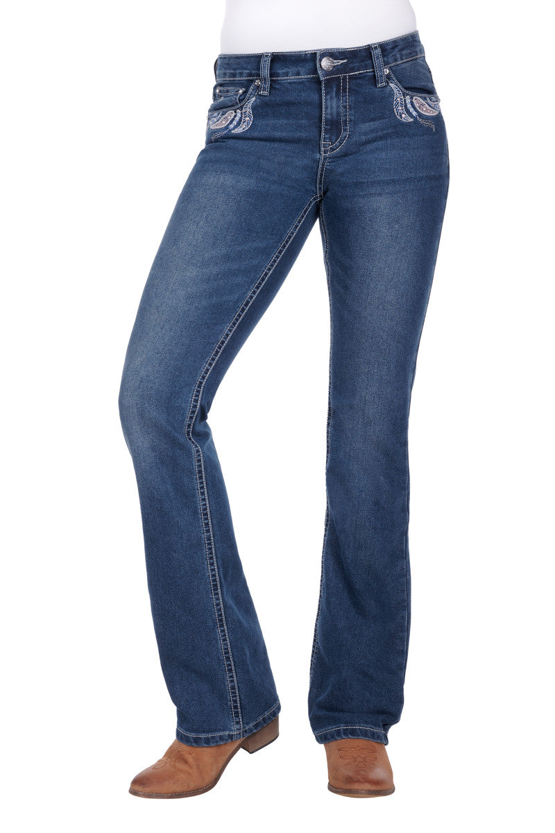 Jeans Pure Western Elora Bootcut Twilight Ladies [:8]
