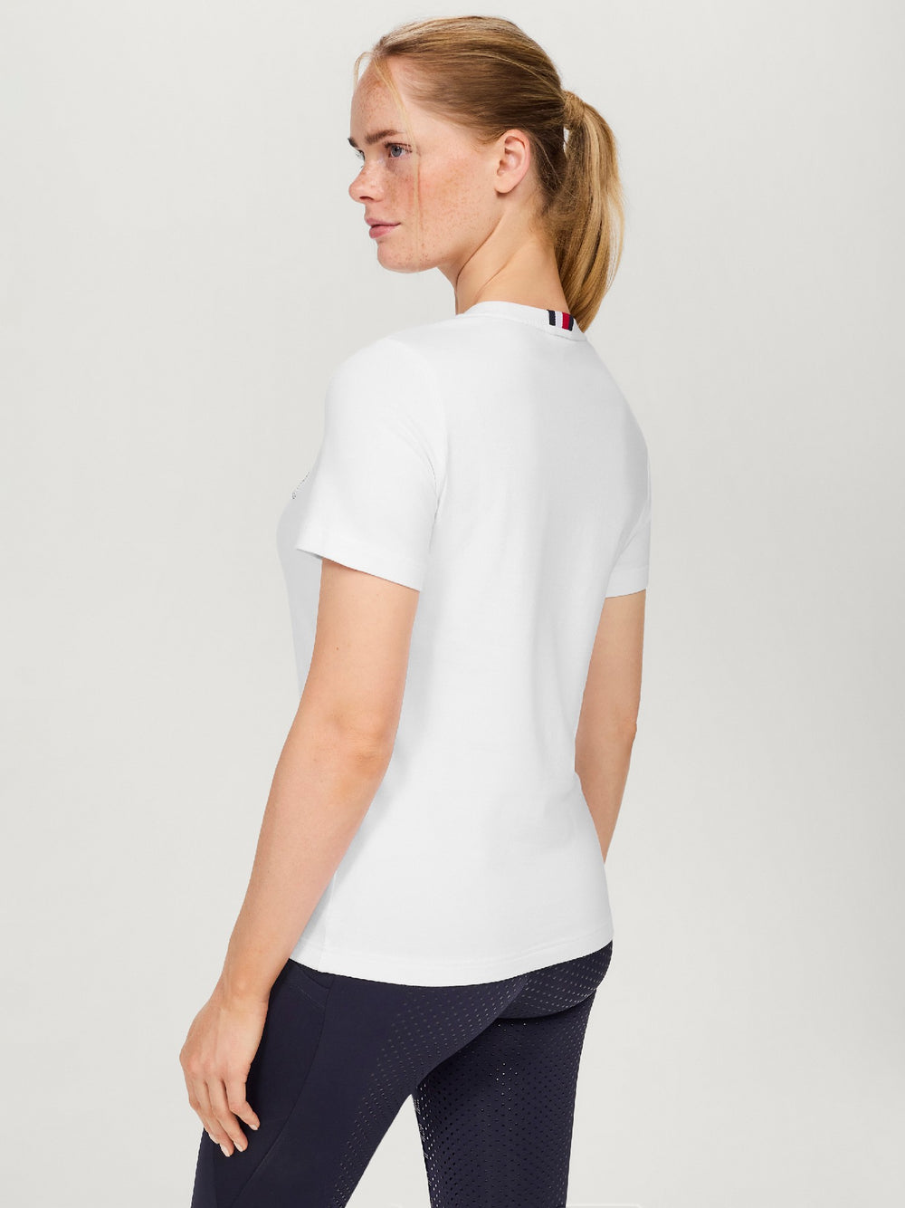 Tee Shirt Tommy Hilfiger  Belmont Rhinestone Optic White Ladies [:small]