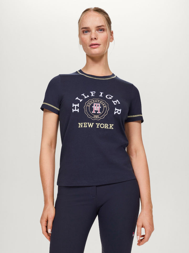 Tee Shirt Tommy Hilfiger Newport Graphic Desert Sky Ladies [:extra Small]