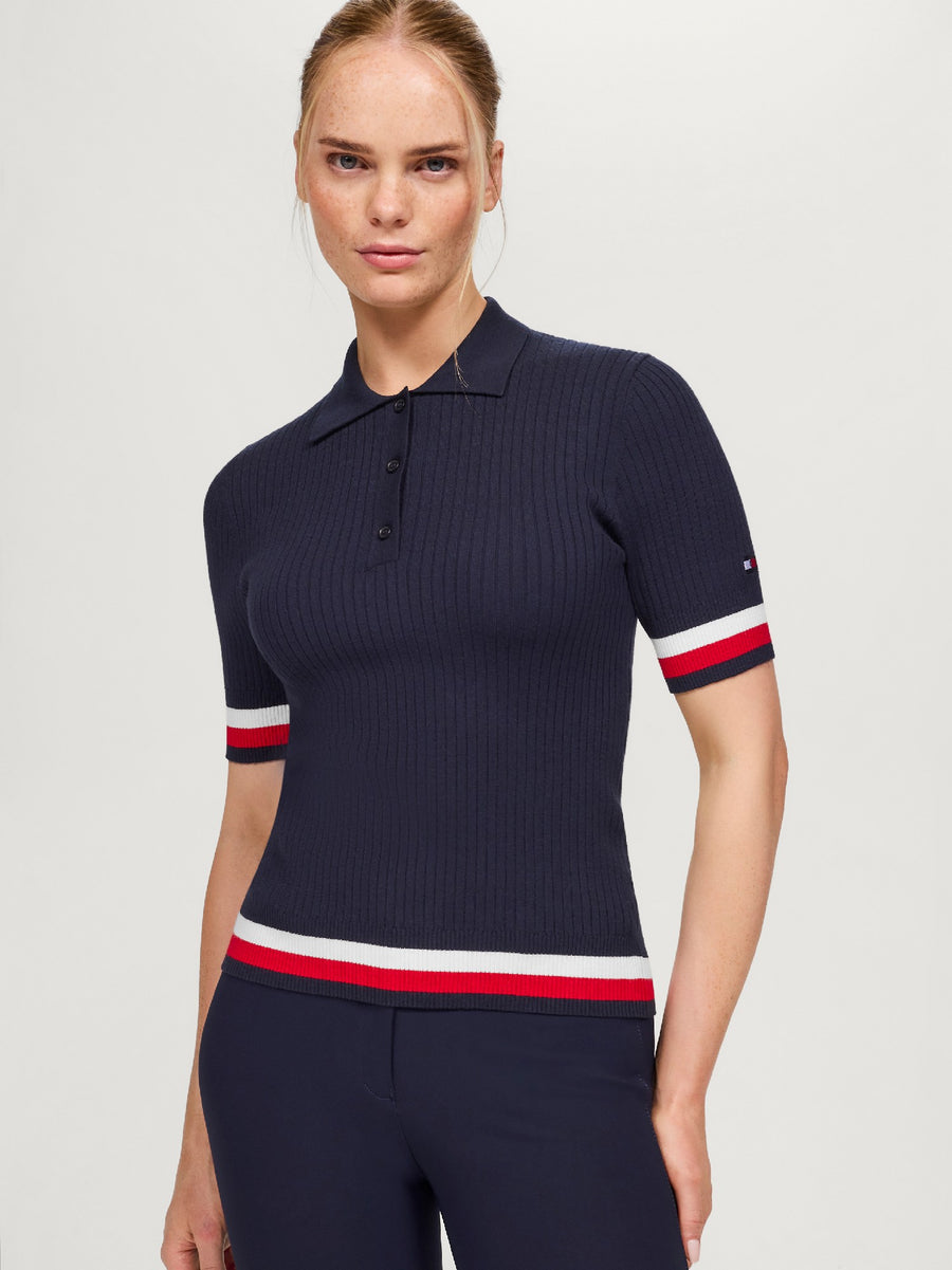 Sweater Tommy Hilfiger Lennox Polo Desert Sky Ladies [:small]
