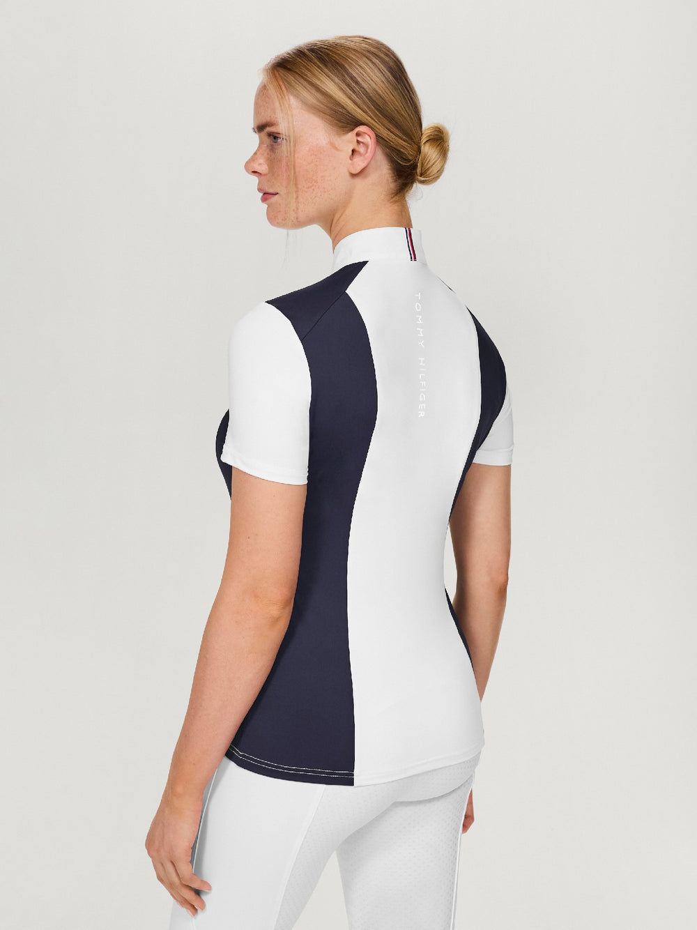 Shirt Show Tommy Hilfiger Avon Ss Optic White With Trim  Ladies [:small]
