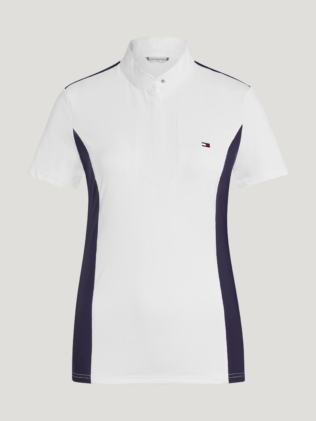 Shirt Show Tommy Hilfiger Avon Ss Optic White With Trim  Ladies [:small]