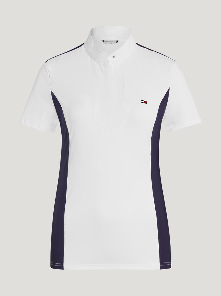 Shirt Show Tommy Hilfiger Avon Ss Optic White With Trim  Ladies [:small]