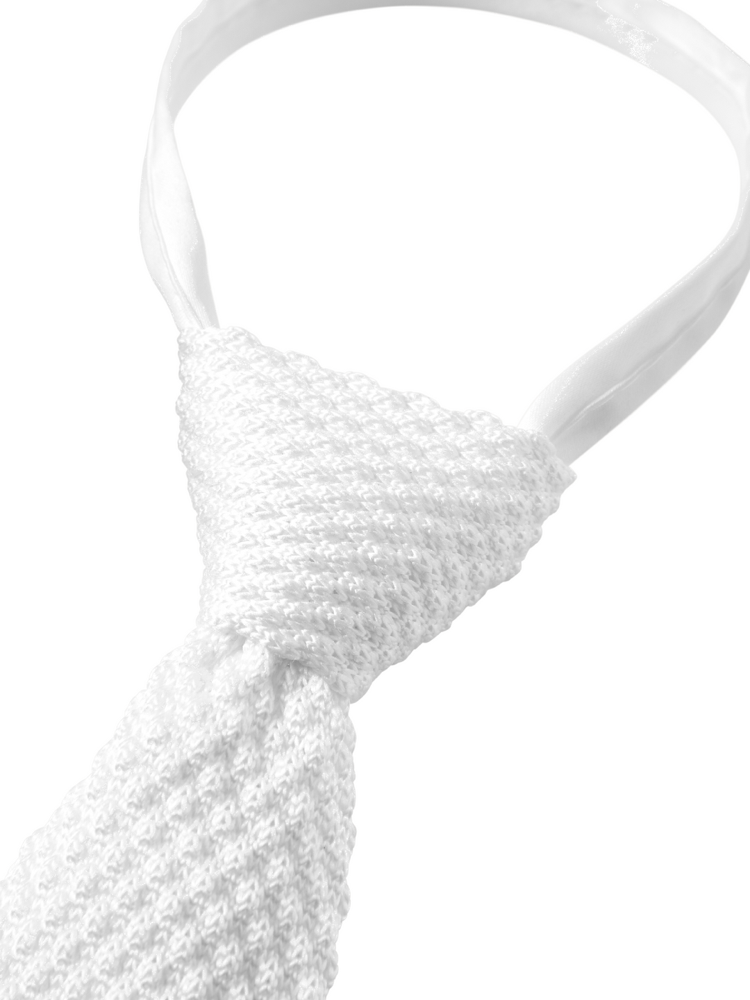 Tie Tommy Hilfiger Adam Knit With Zip Optic White Mens 