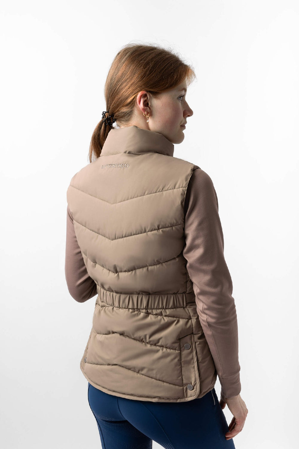 Vest B Vertigo Cordelia Waterproof Mud Brown W25 Ladies [:8]
