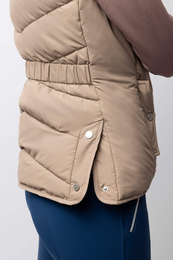Vest B Vertigo Cordelia Waterproof Mud Brown W25 Ladies [:8]