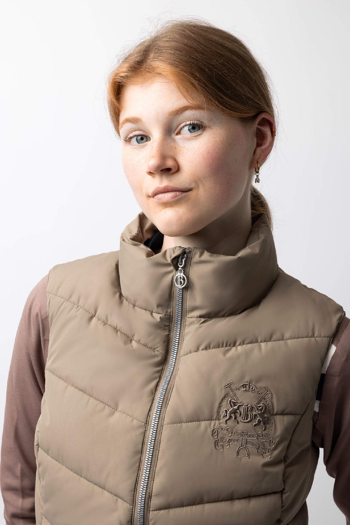 Vest B Vertigo Cordelia Waterproof Mud Brown W25 Ladies [:8]