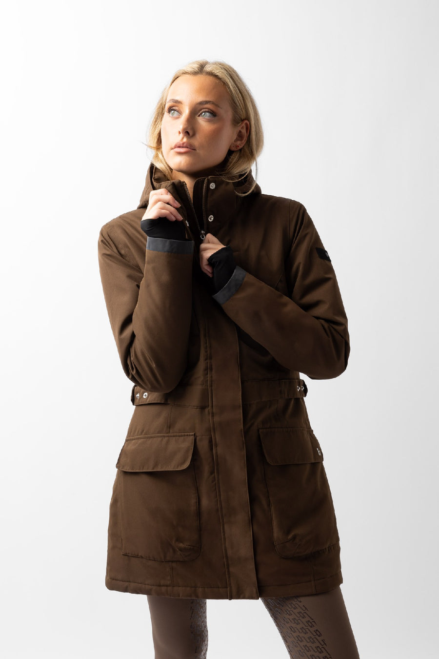 Jacket Hz Jadine Heated Winter Waterproof Espresso Brown W25 Ladies [:10]