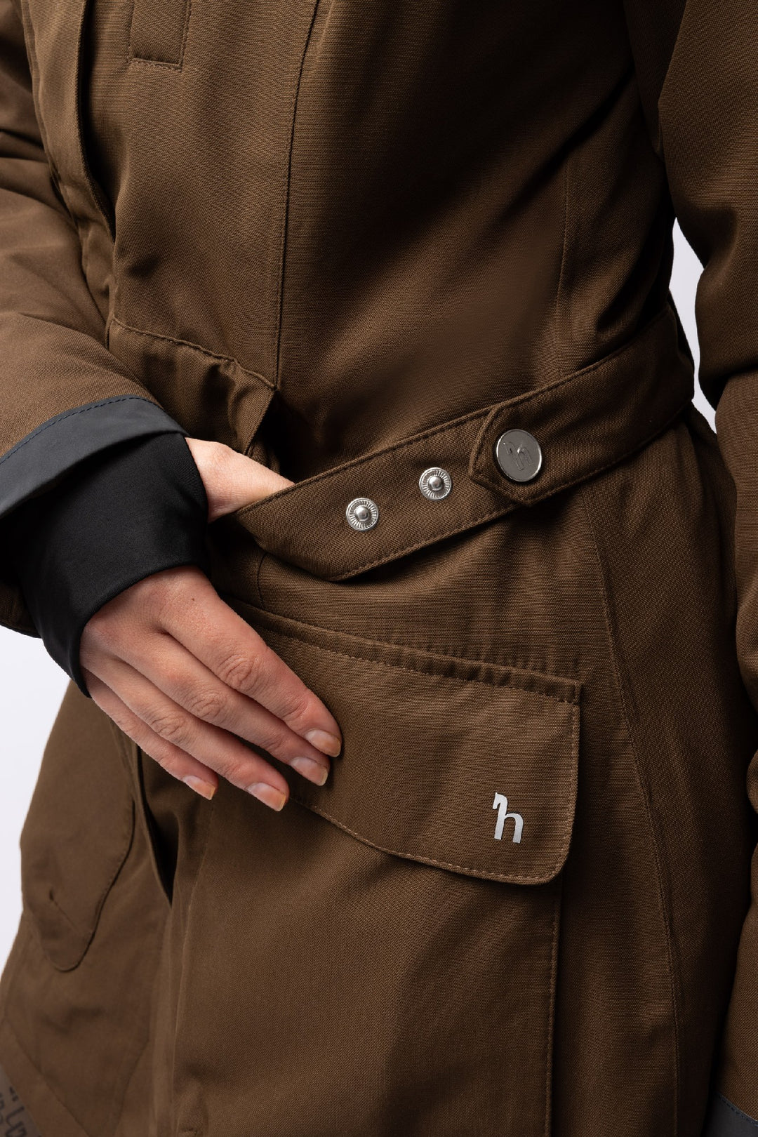 Jacket Hz Jadine Heated Winter Waterproof Espresso Brown W25 Ladies [:10]