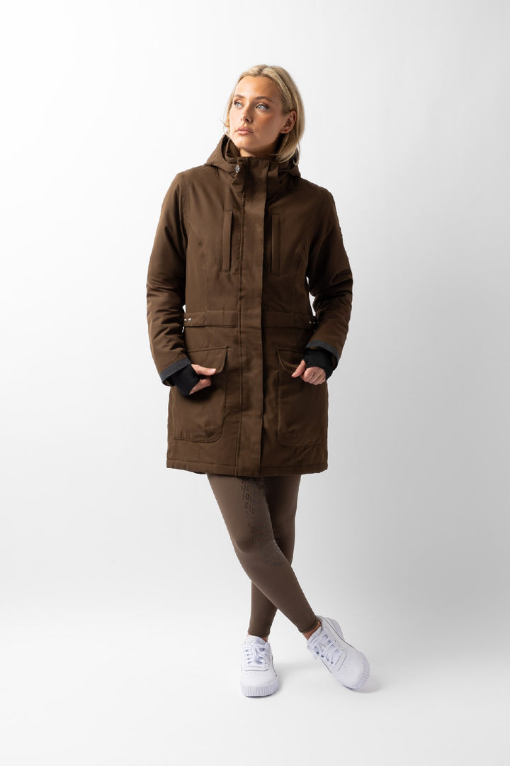 Jacket Hz Jadine Heated Winter Waterproof Espresso Brown W25 Ladies [:10]