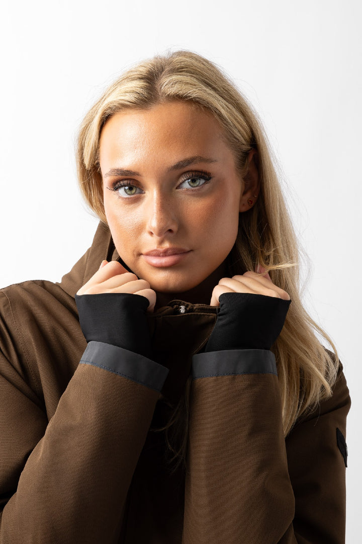 Jacket Hz Jadine Heated Winter Waterproof Espresso Brown W25 Ladies [:10]